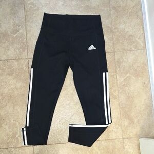 Adidas Kids Black Leggings Aeroready